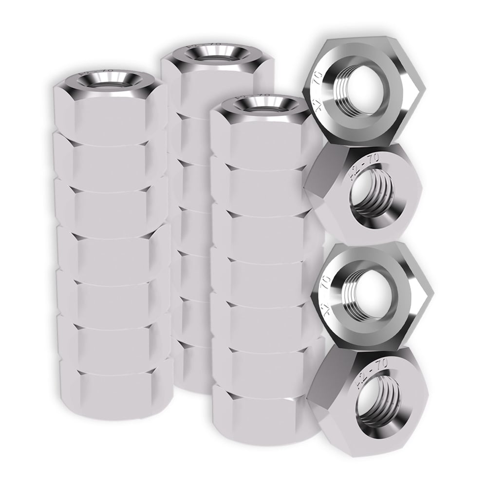 392910 Stainless steel nuts M3 - DIN 934/ISO 4032 A2 V2A - 25 pieces - Thread: M16