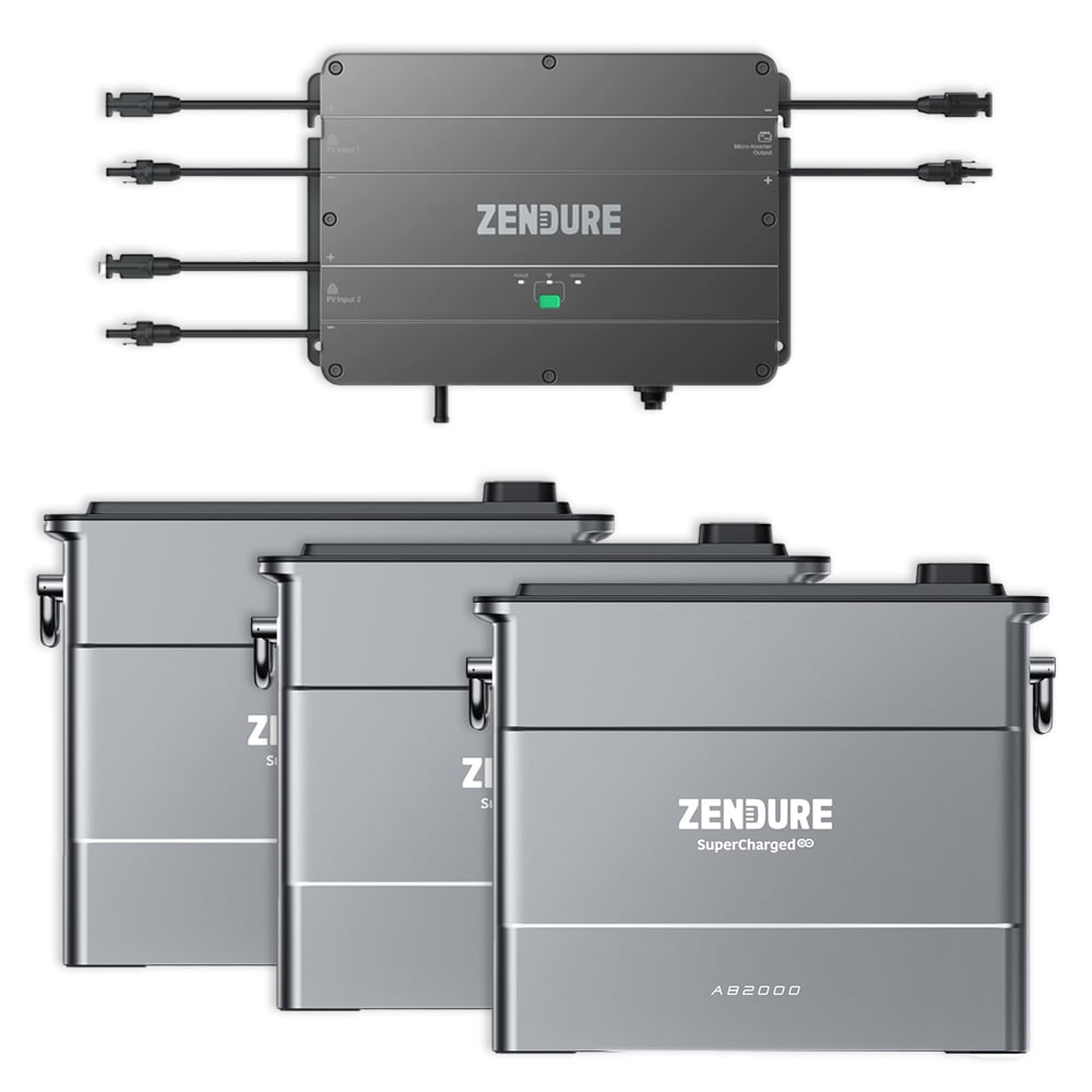 Zendure SolarFlow Set 5,76kWh Smart PV Hub mit 3x AB2000