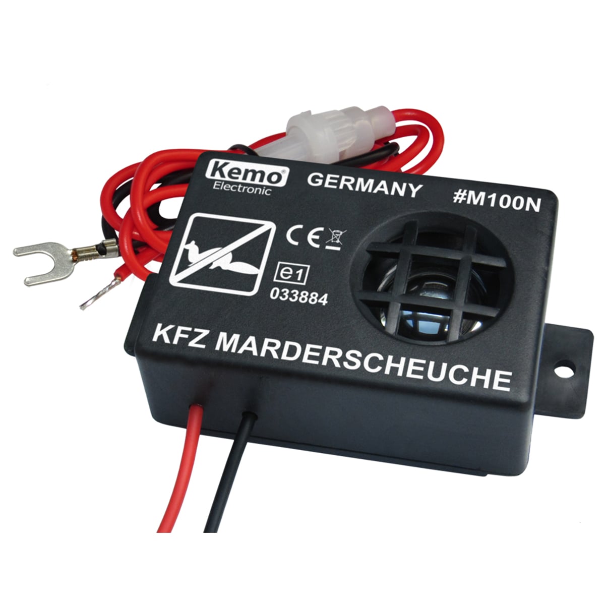 KEMO marterafweer voor motorvoertuigen 12 V/DC M186,zwart KEMO marterafweer voor motorvoertuigen 12 V/DC M186,zwart