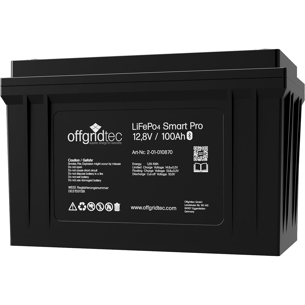 LiFePo4 Smart-Pro 12/100 Akku 12,8V 1280Wh