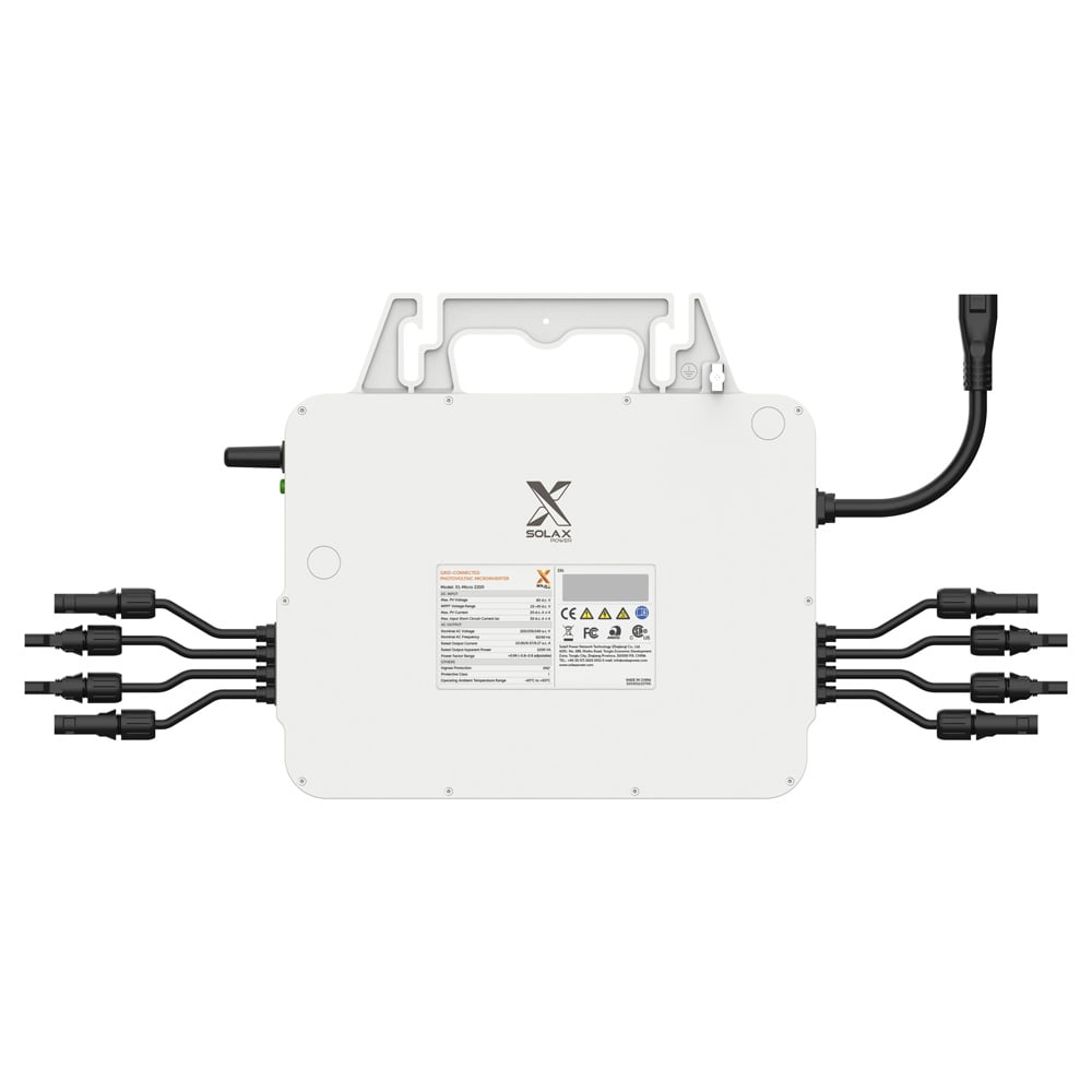 SolaX X1-Micro 2200W 4-in-1-Mikrowechselrichter 1-phasig Microinverter