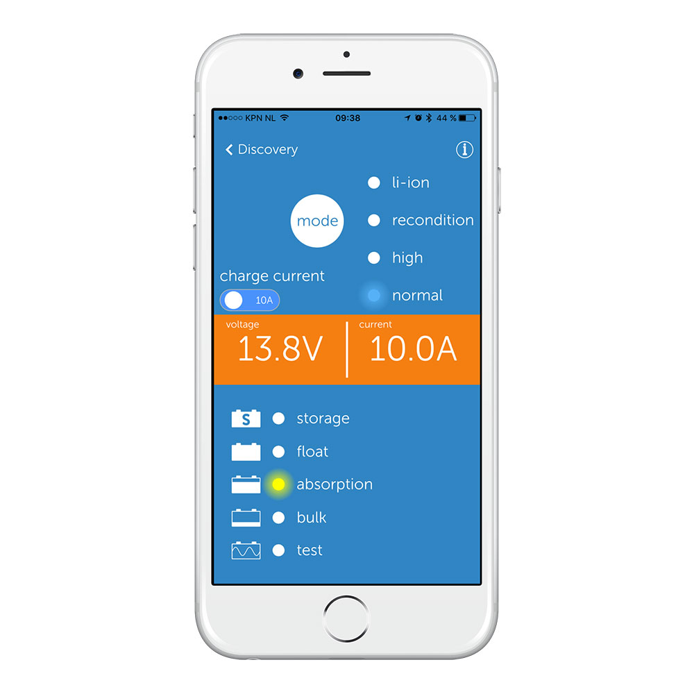 Veranschaulichung der App auf einem Handybildschirm