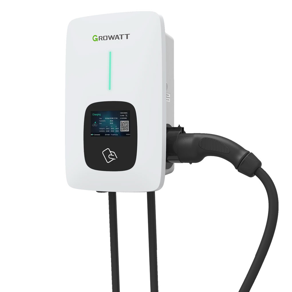 Growatt EV Ladegerät THOR 22AS-P-V1 22kW (WiFi, RFID) LCD-Funktion