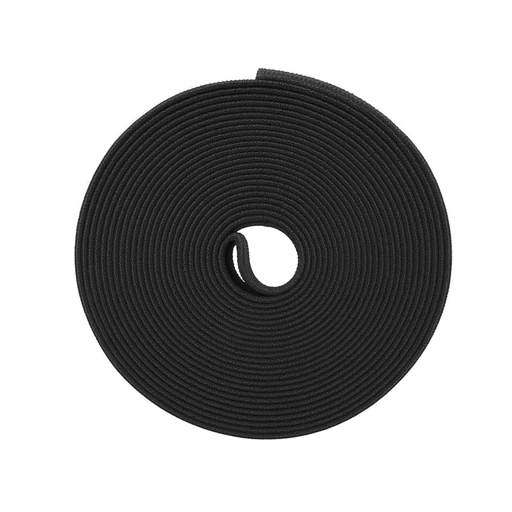 Klett-Kabelbinder 10m x 10mm Schwarz zuschneidbar für Kabelmanagement