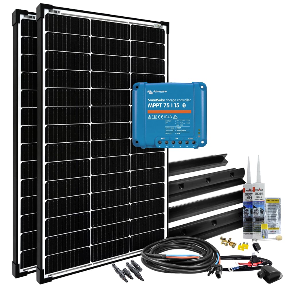 Offgridtec mPremium+ L 200W 12V MPPT Caravan Solaranlage