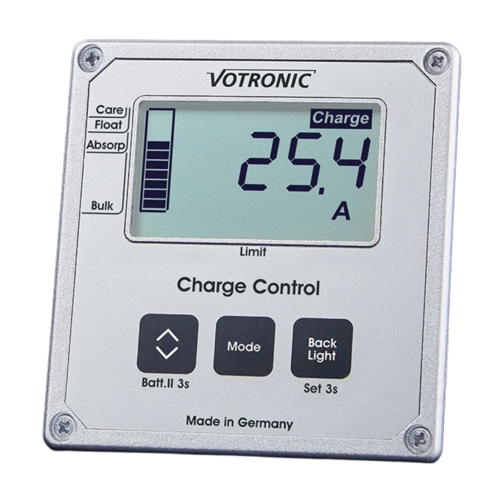 LCD-Display mit 3 Kontrolltasten grau