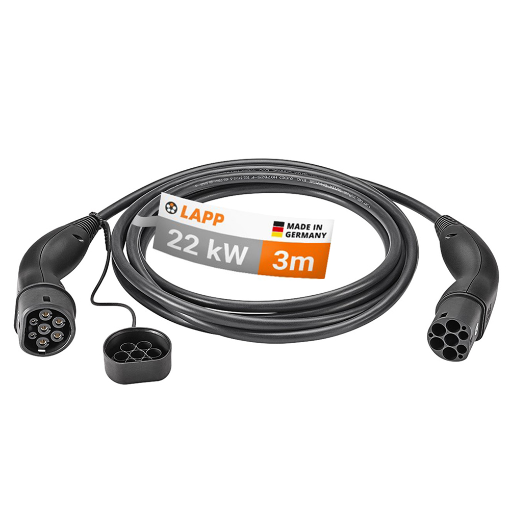 Lapp Mobility 3m charging cable e-car type 2, 22 kW/32A, 3-phase
