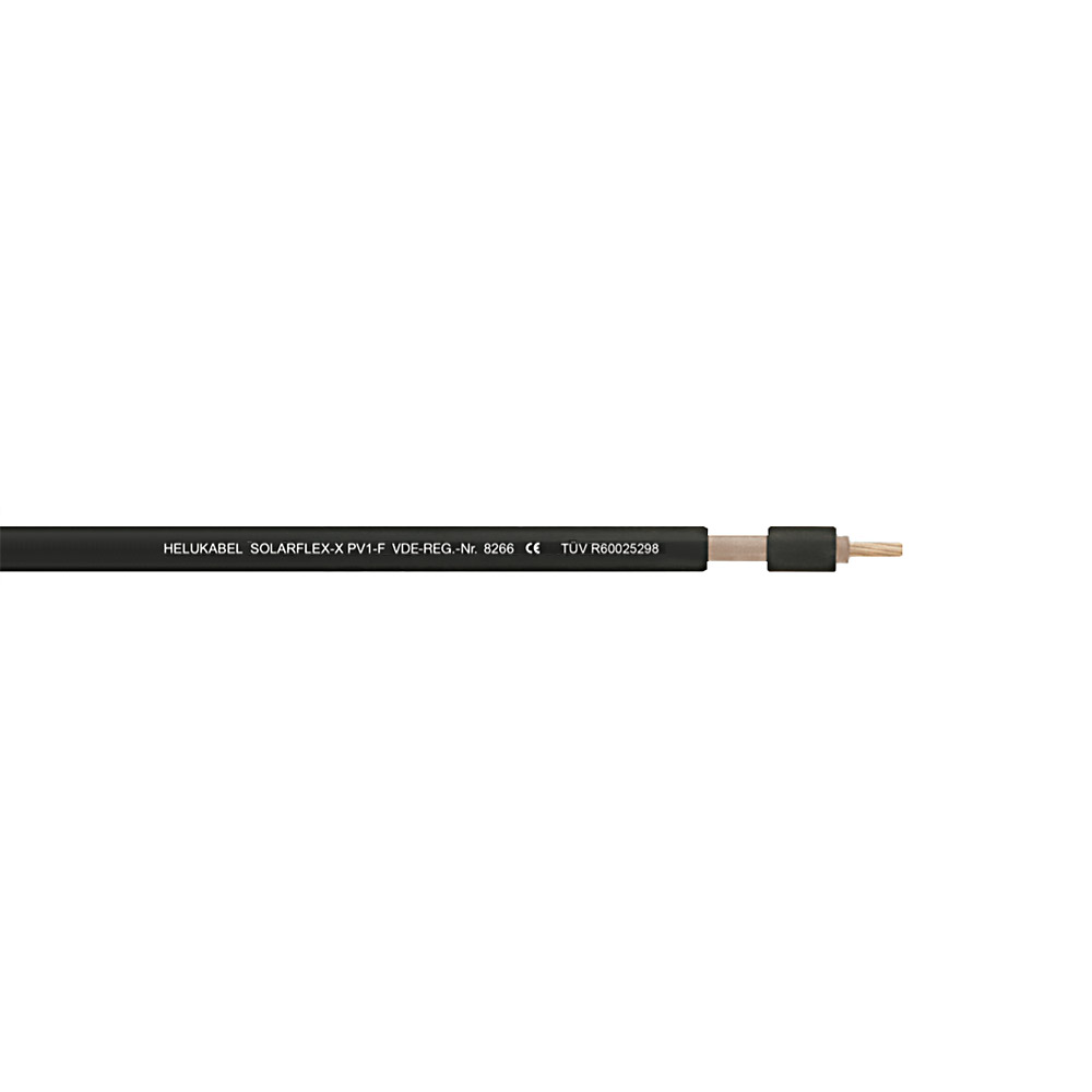 Lappkabel h1z2z2-k 1x10mm² wh/bk solar cable by the meter