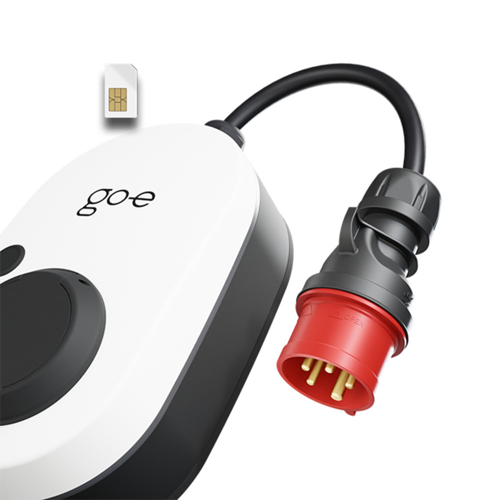 go-e Wallbox Gemini flex 2.0 11kW mobile Ladebox mit 16A CEE Stecker und eSIM