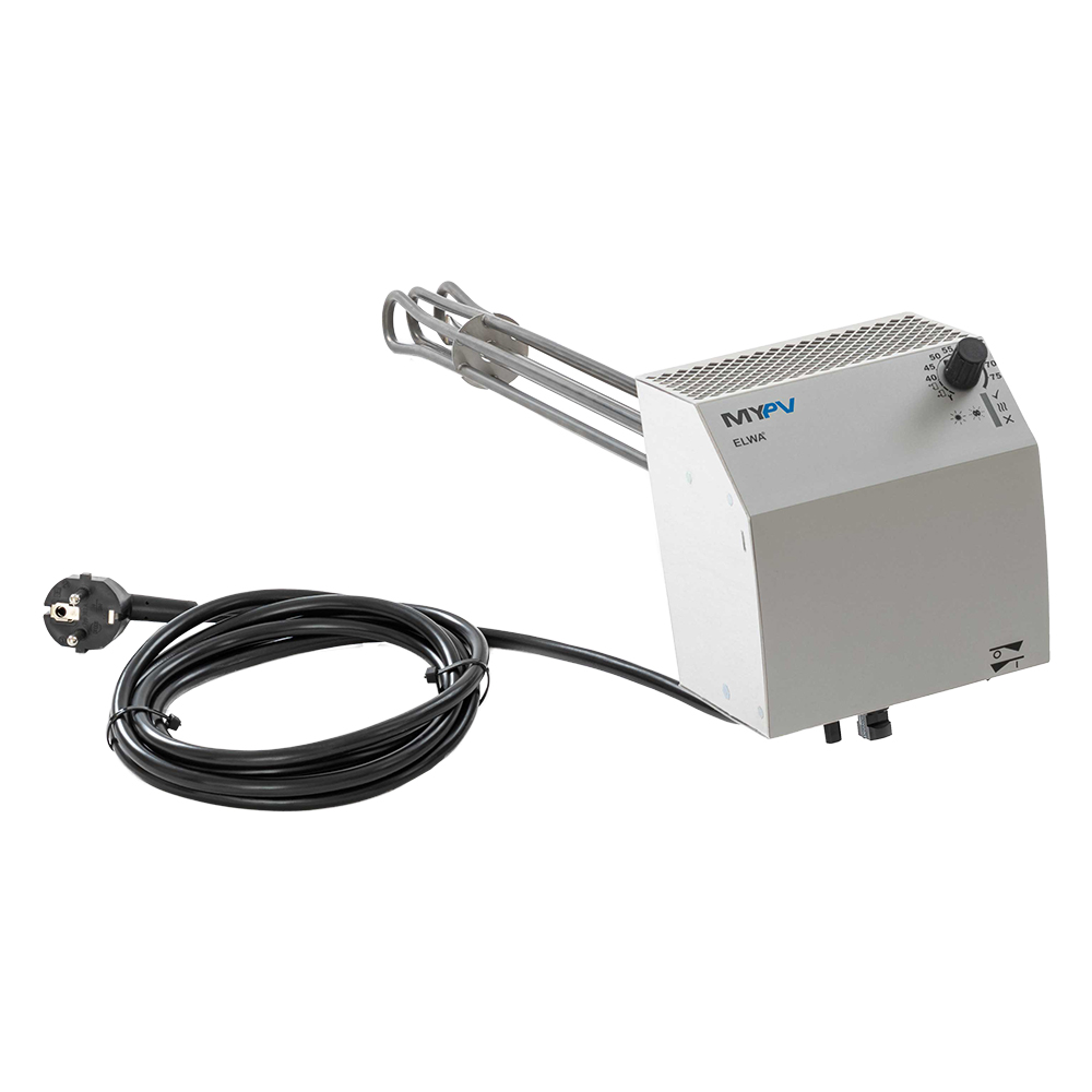 Heizstab in kompletter Ansicht