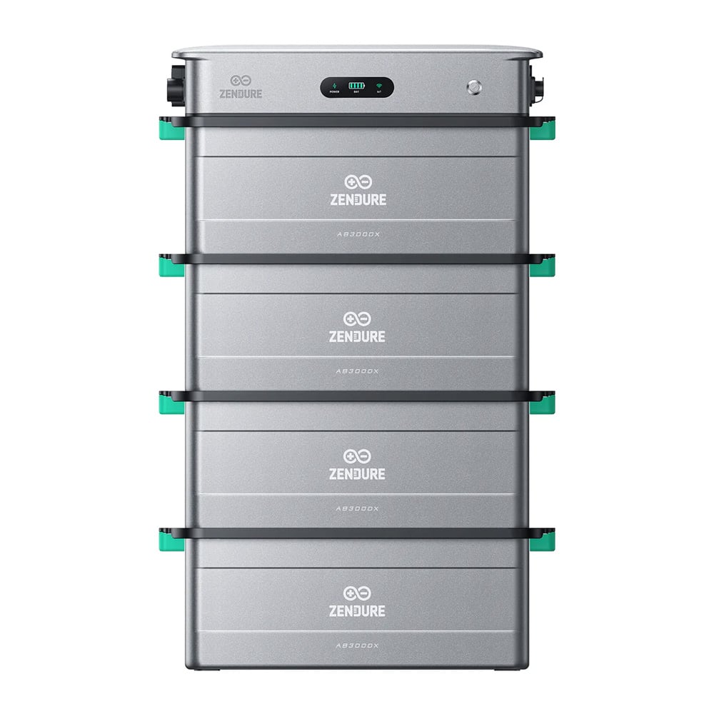 Zendure SolarFlow Set 11,52kWh 2400 AC mit 4x AB3000X Erweiterungsbatterie