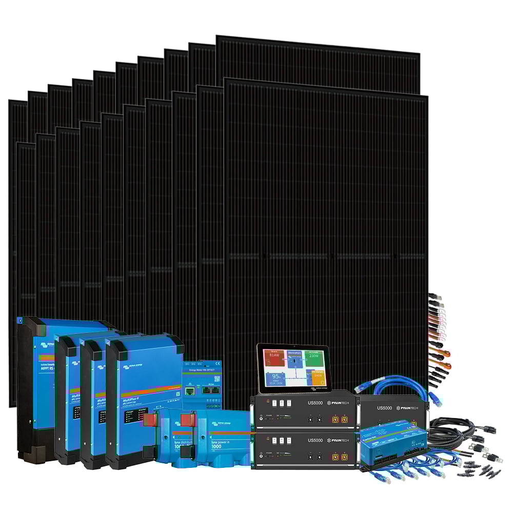 Offgridtec HomePremium S UPS Système solaire 8600Wp US5000 14,4kWh triphasé avec compteur électrique