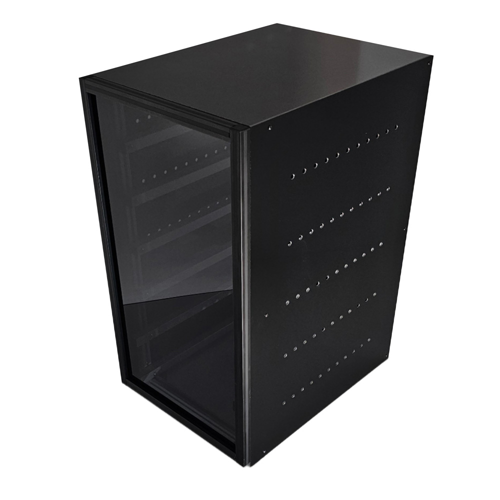 Batterieschrank für 6 Pytes 48100R LiFePo4-Batterien schwarz