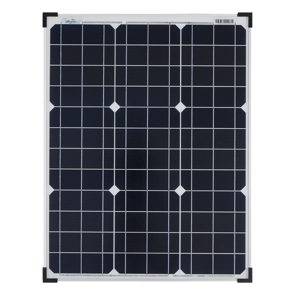 Offgridtec® 50W MONO 12V Solarpanel