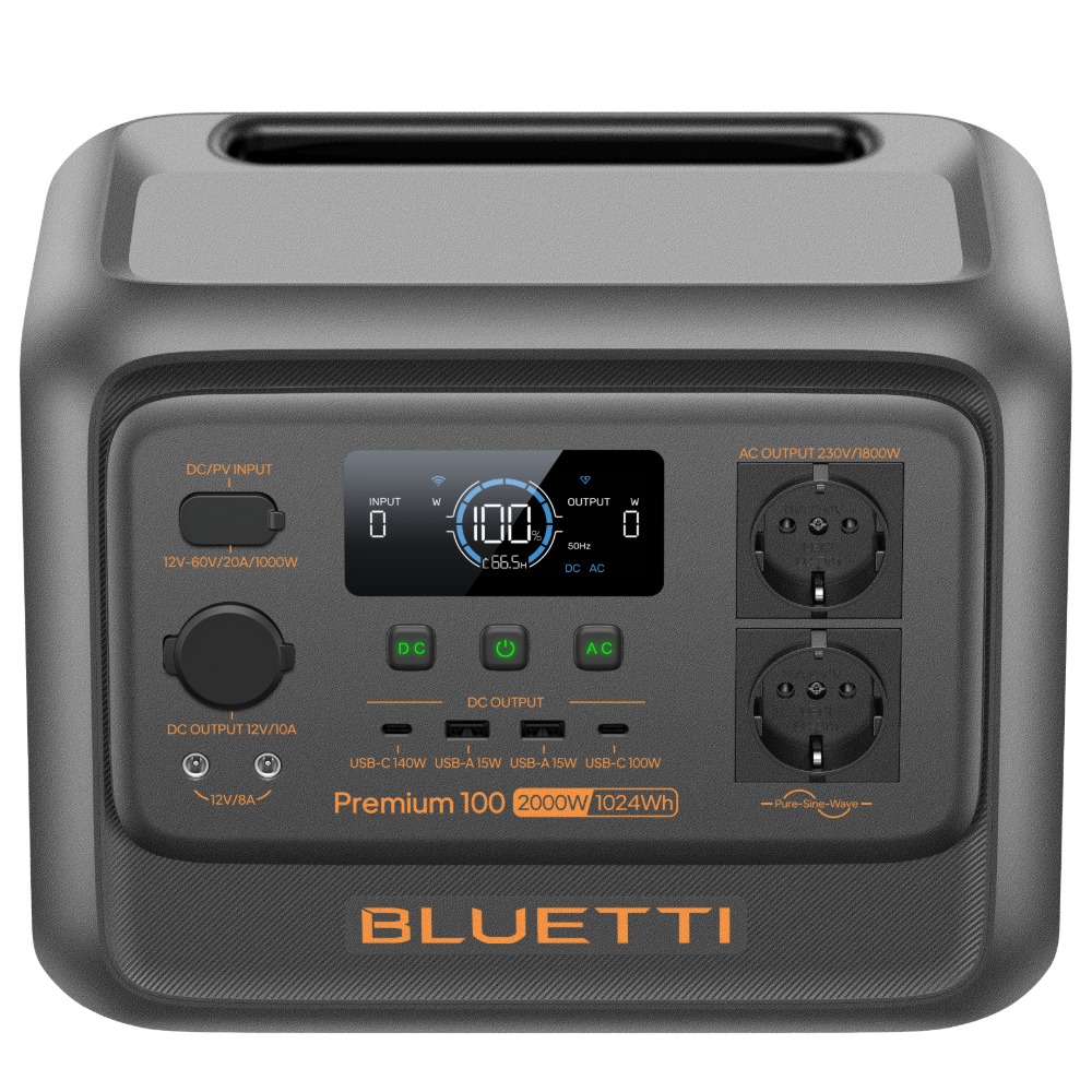 Bluetti Premium 100 V2 Portable Power Station 1024Wh 2000W (without cables)