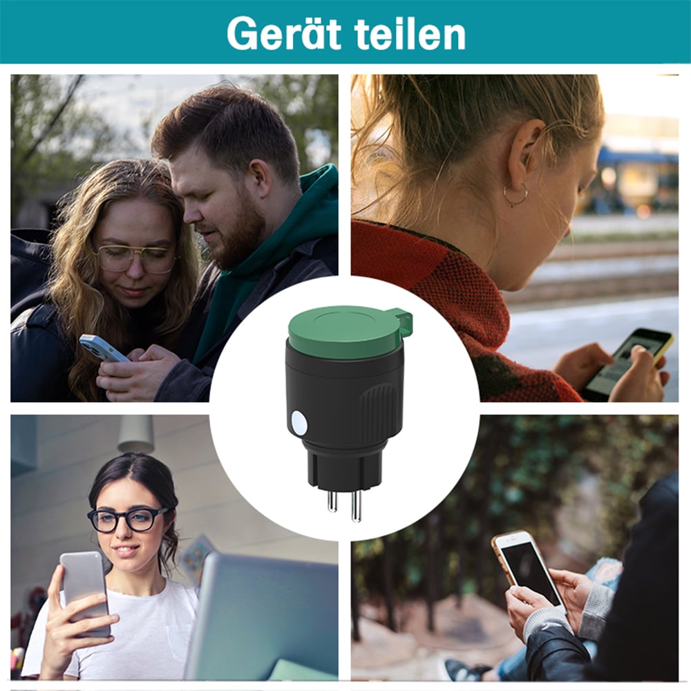 Offgridtec smart outdoor socket outlet WiFi with Smart Life or Tuya app control IP44 Waterproof Outdoor