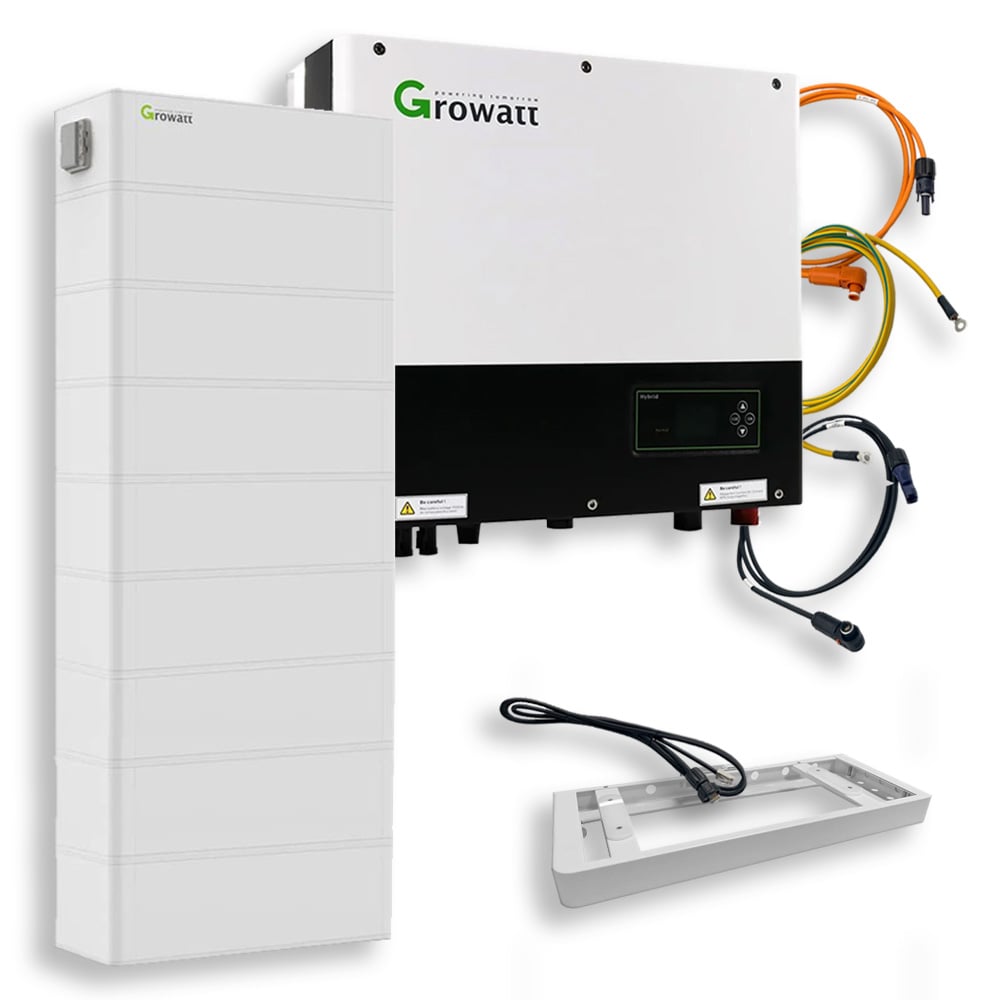 Growatt Retrofit Kit 20.48kWh ARK SPH 6000TL3 BH-UP Hybrid Inverter LiFePO4 Storage