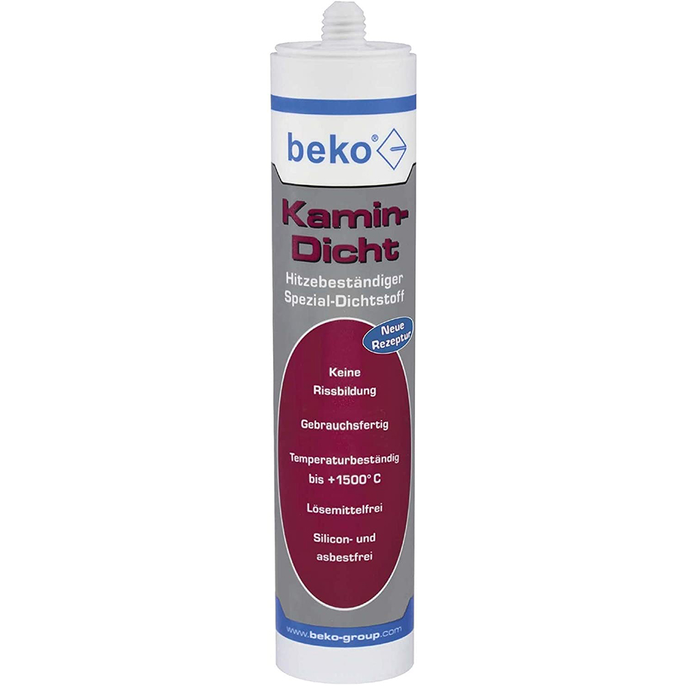 Beko Kamin-Dicht - Hitzebeständiger Spezial-Dichtstoff 310ml schwarz