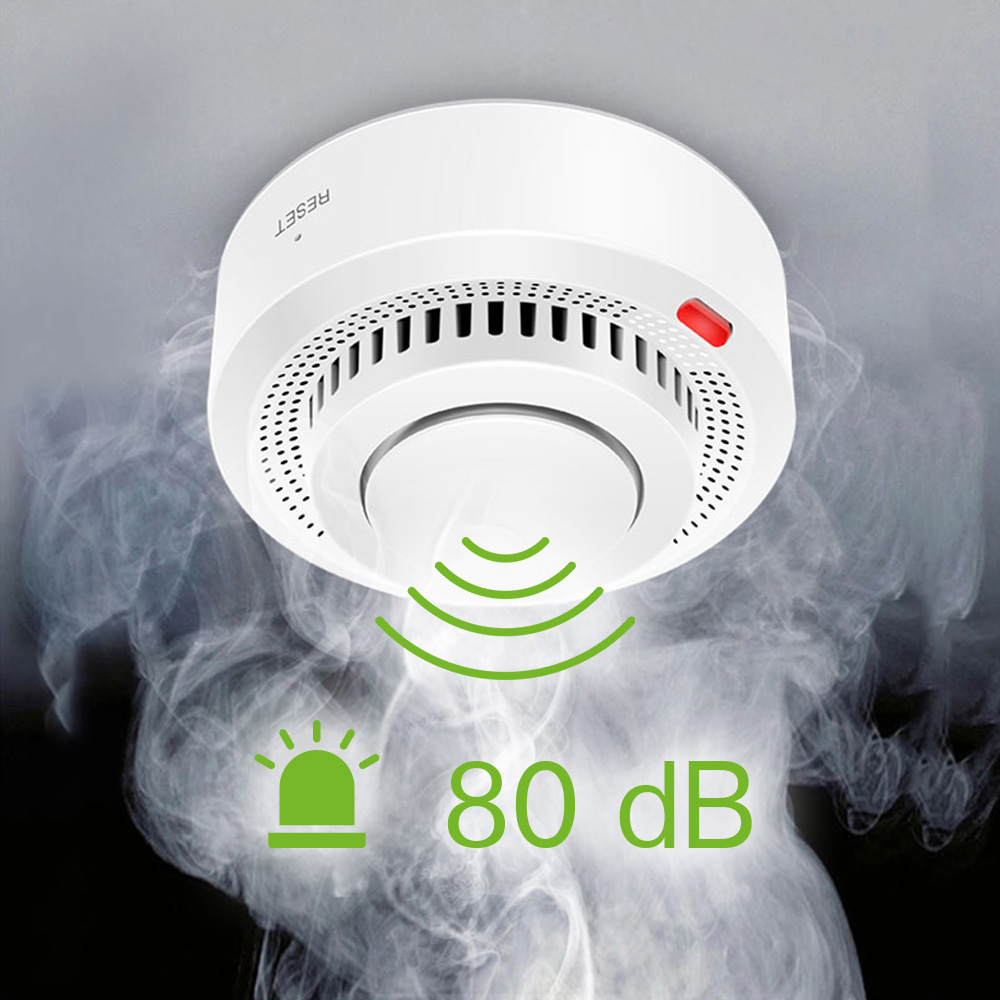 Offgridtec Smart Wi-Fi Smoke Detector SS01 – Tuya Smart Life, App Alerts, EN 14604