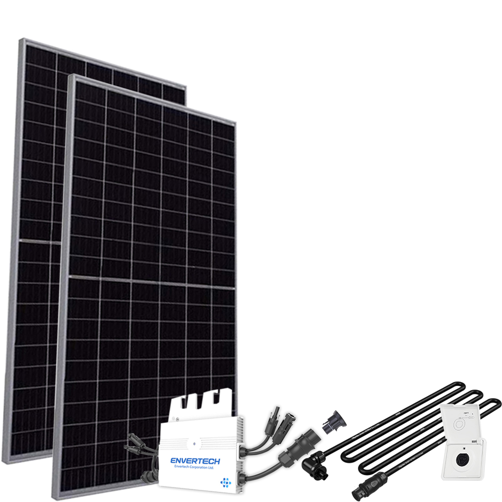 Offgridtec® Solar-Direct 830W EVT560 Balkonkraftwerk Solaranlage Hausnetz-Einspeisung
