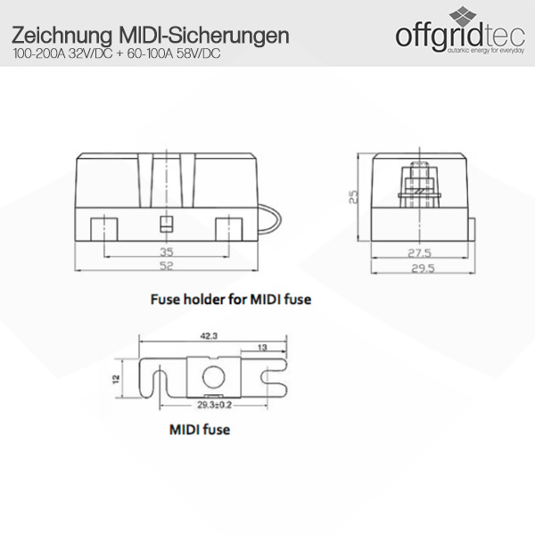 Victron MIDI-Fuse Sicherung Halter