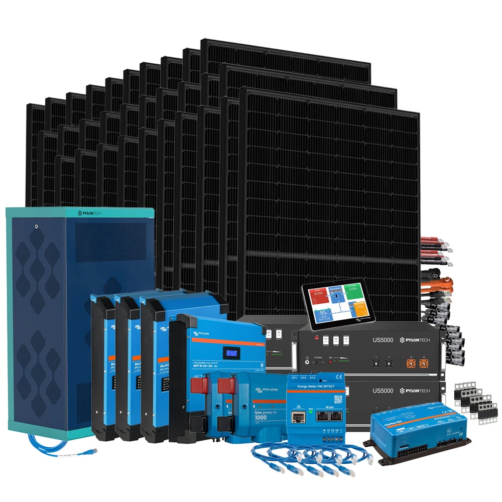 Offgridtec HomePremium M USV Solaranlage 13500Wp US5000 19,2kWh 3-phasig mit Stromzähler