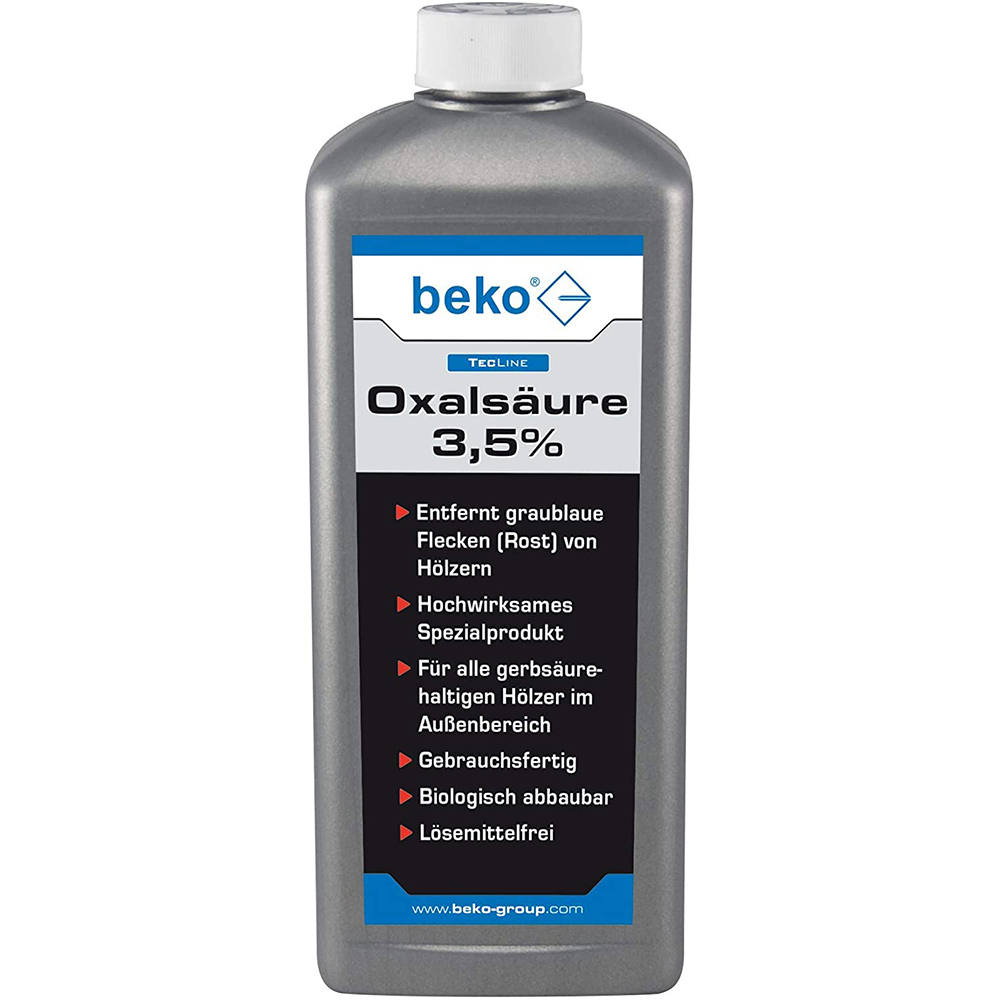 Beko TecLine Oxalsäure 3,5% 1L Flasche gebrauchsfertig