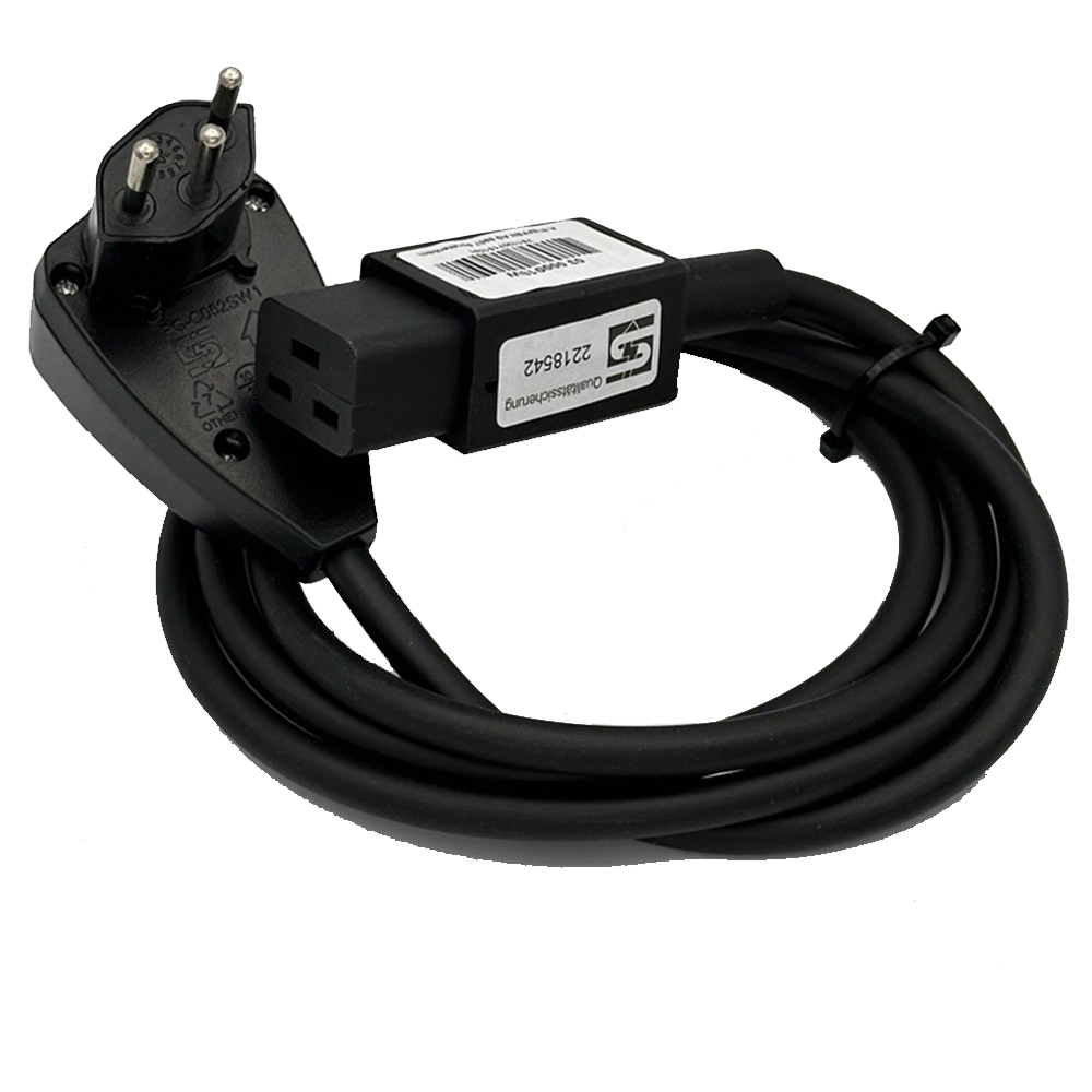 1.5 m C19-to-T12 adapter cable with overcurrent protection