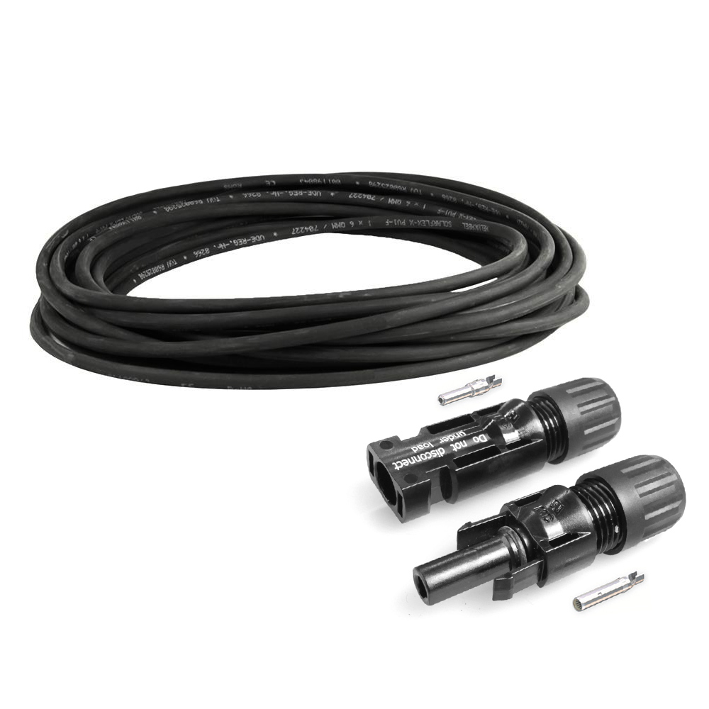 Solar connection-Kit 1 - 10m solar cable + MC4-plugs