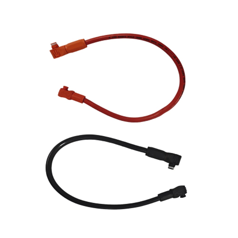 rotes Kabel und schwarzes Kabel