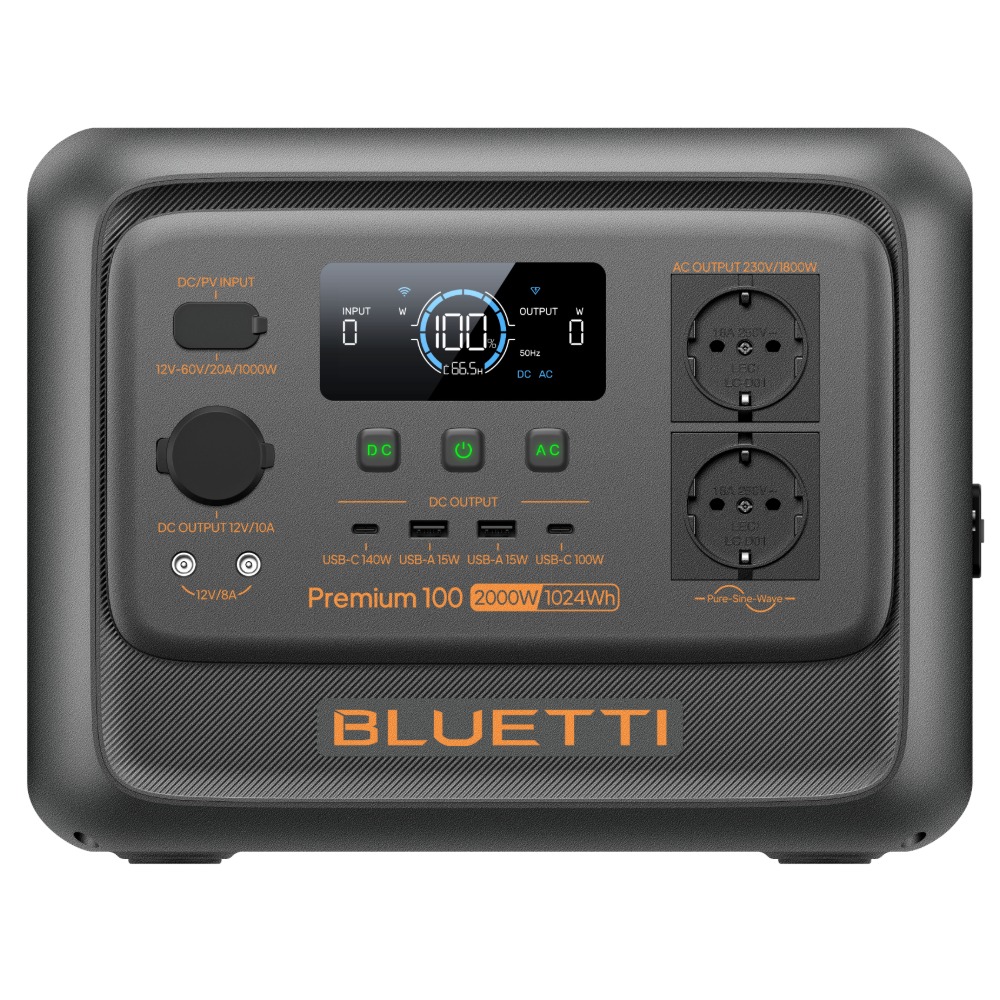 Bluetti Premium 100 V2 Portable Power Station 1024Wh 2000W (without cables)