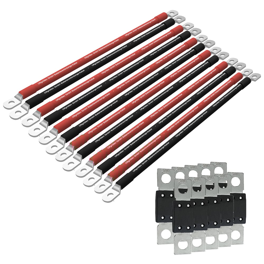 Offgridtec Kit de sauvegarde 28,8kWh Batterie Pylontech LiFePO4 - Victron MultiPlus II 48/10000 Onduleur 3 phases