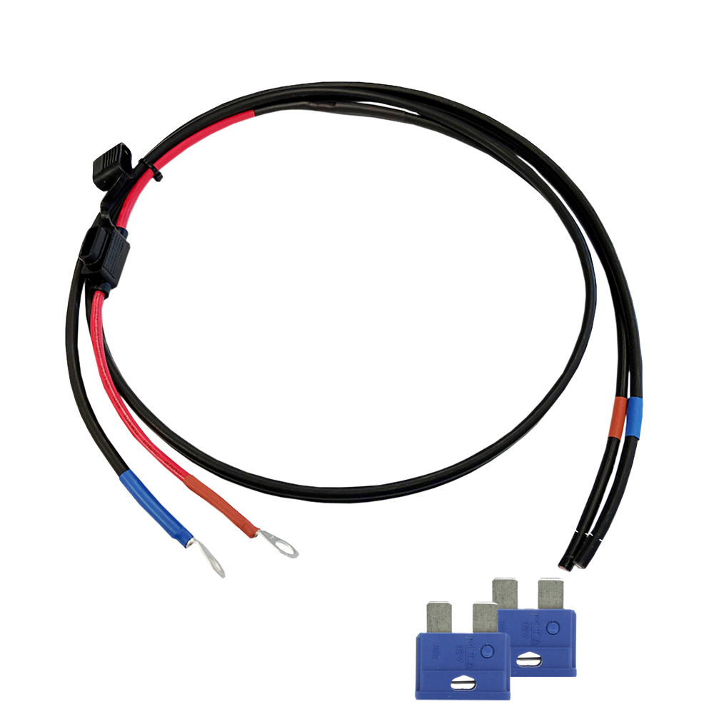 1,5 Battery Cable with 30A fuse - M8 circular cable shoe