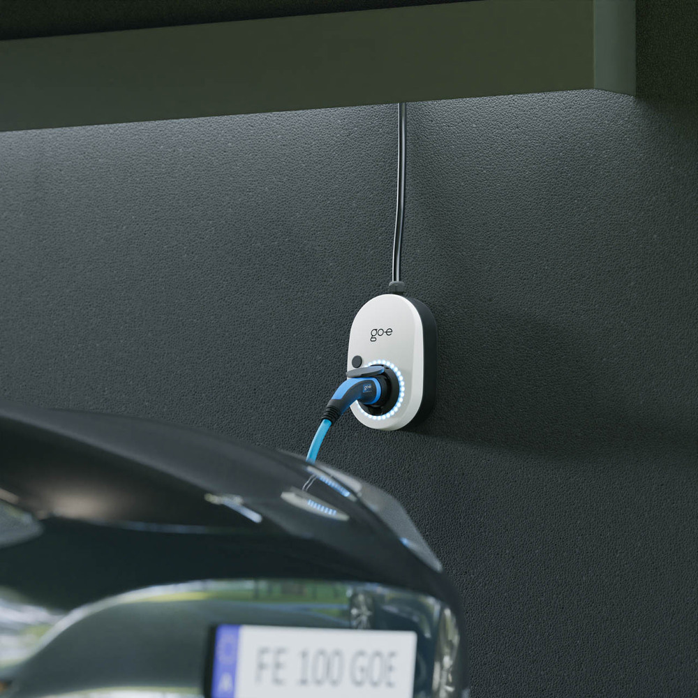 go-e Wallbox Gemini 22kW charging box with 1.8 meter cable
