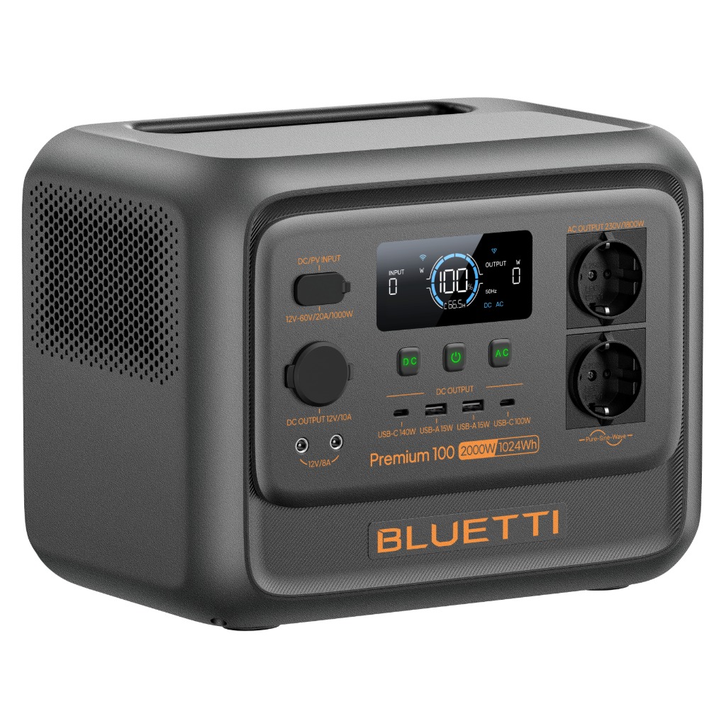 Bluetti Premium 100 V2 Portable Power Station 1024Wh 2000W (without cables)