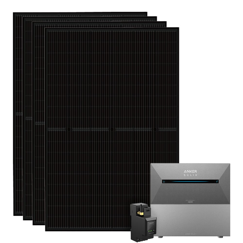 Anker 1800W Balkonkraftwerk inkl. Speicher SOLIX 2 E1600 PRO & smarten Stromzähler