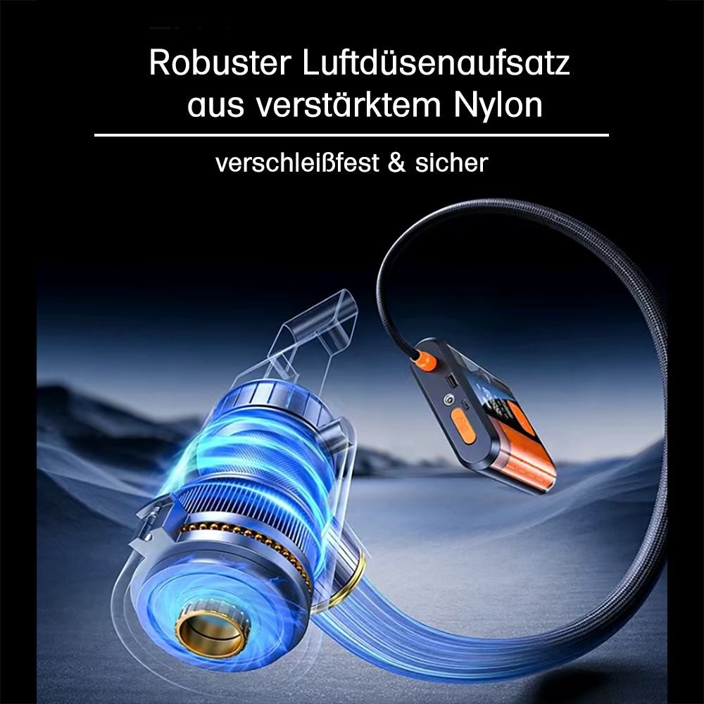3-IN-1 Multitool ND2L 8800mAh - Reifenpumpe+KFZ-Starthilfe+Powerbank