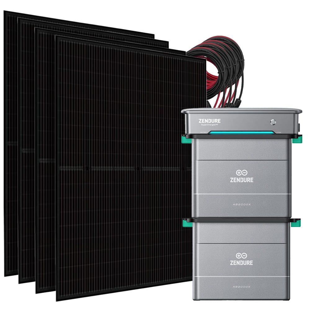 Offgridtec SolarFlow 1780w Hyper 2000 Centrale électrique pour balcons Dual-Glas TOPCon - 5m de câble de raccordement au choix avec Satellite Smart Plug