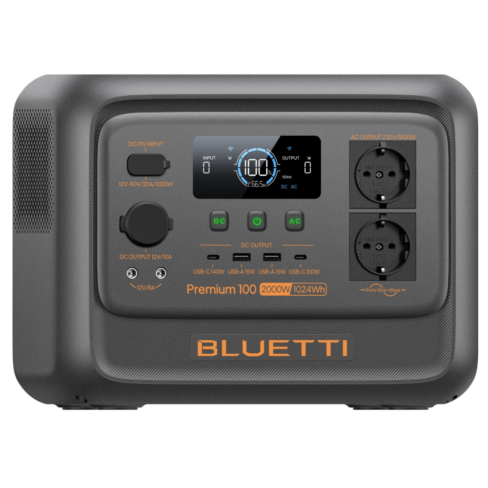 Bluetti Premium 100 V2 Portable Power Station 1024Wh 2000W (without cables)