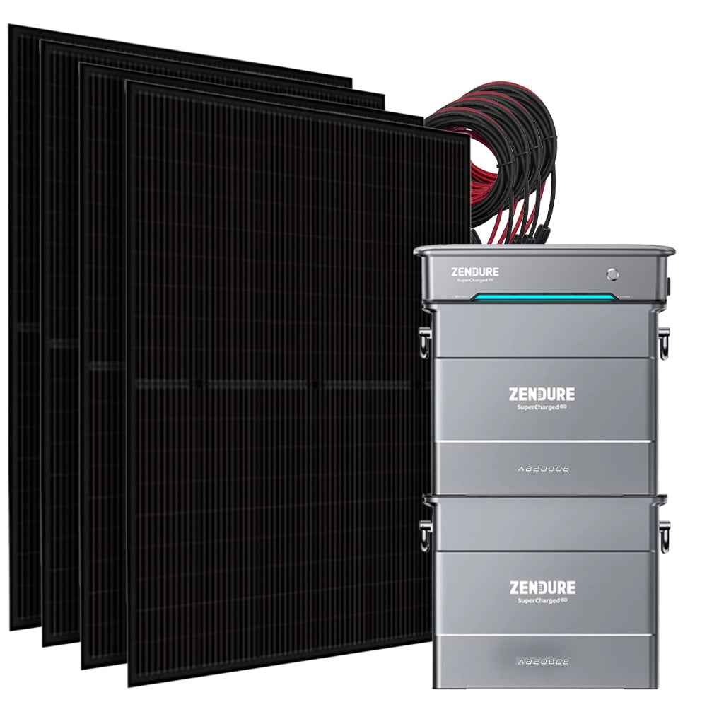 Offgridtec SolarFlow 3,84kWh 1780w Hyper 2000 Centrale électrique pour balcons Dual-Glas TOPCon
