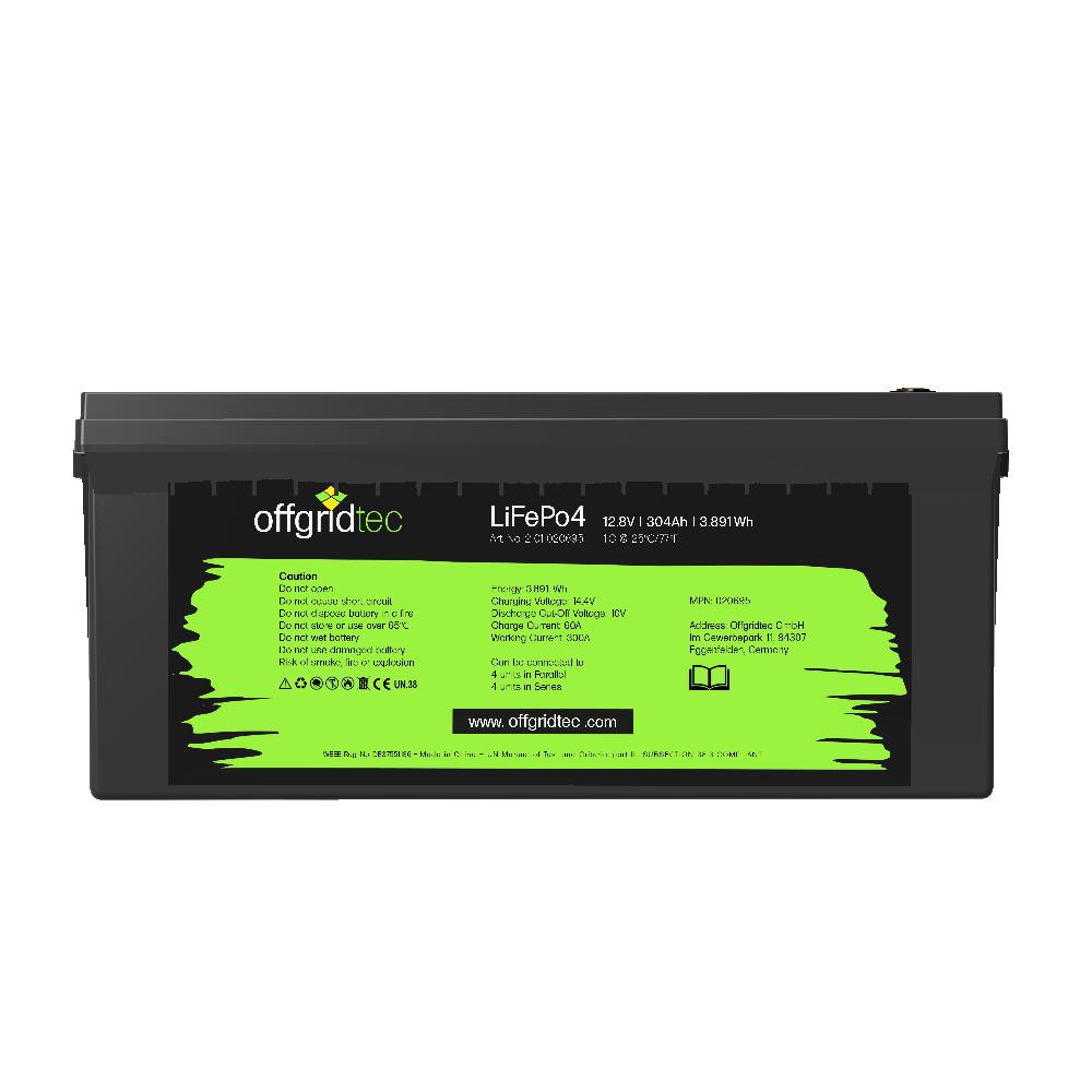 Offgridtec LifePo4 Akku 12/300 12,8V 304Ah BMS integriert 3840Wh