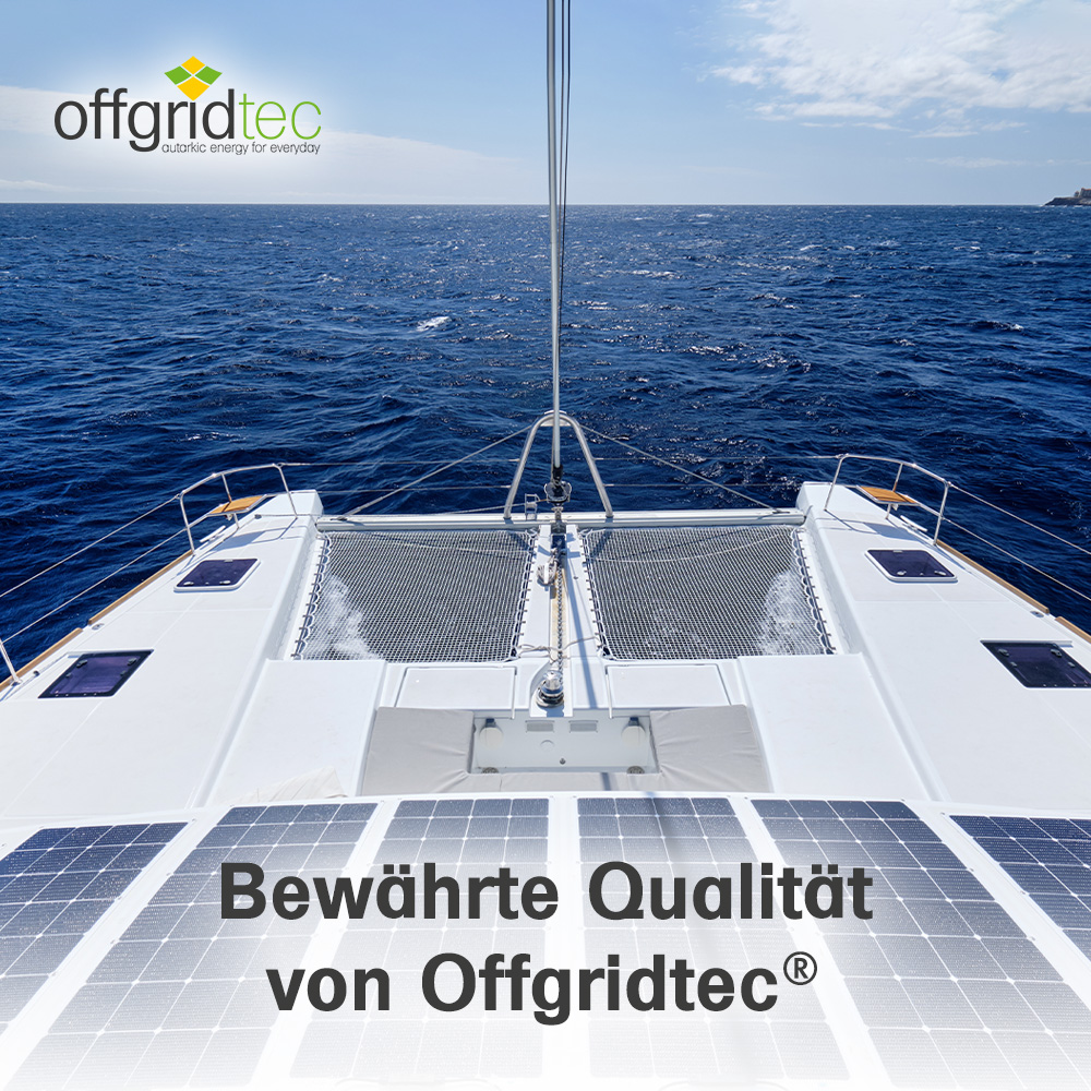 Offgridtec® ETFE-AL 160W V2 semi-flexible 18V solar panel