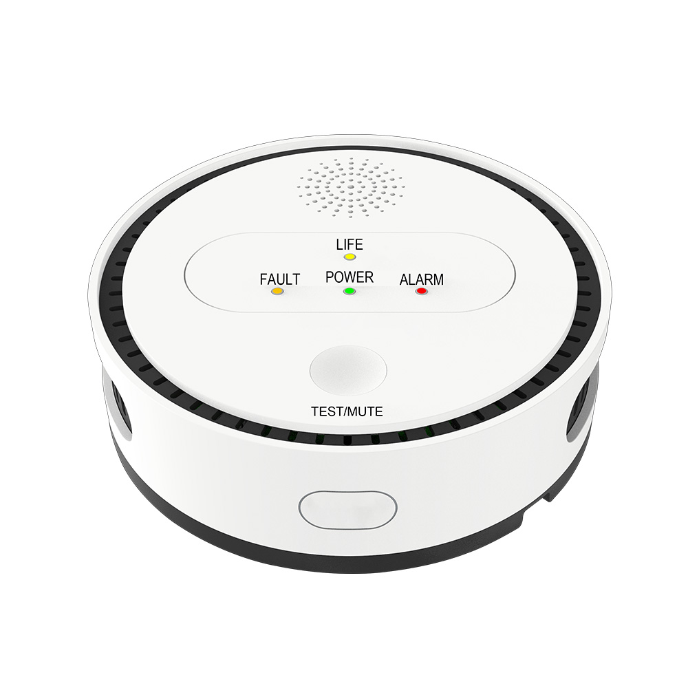 Offgridtec Smart WiFi Gas Alarm Sensor with LCD & App | Audible & Visual Alarm for Flammable Gases