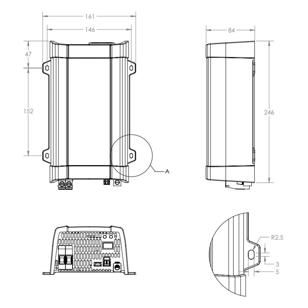 Victron Phoenix Inverter 24/250 230V VE.Direct mit IEC-Stecker