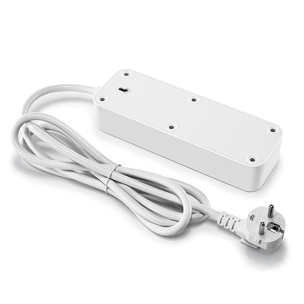 Offgridtec Smarte 3-fach Steckdosenleiste mit Smart Life- oder Tuya-App 1,8m Kabel