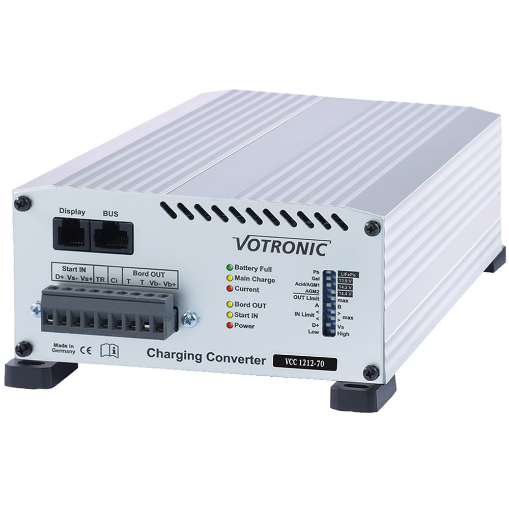 Votronic 3362 VCC 1212-70 CI 12V to 12V 70A B2B Charging Converter