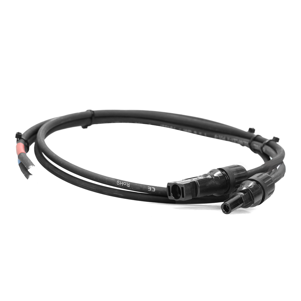 1m 4mm² professional connection cable solar module to solar charge controller
