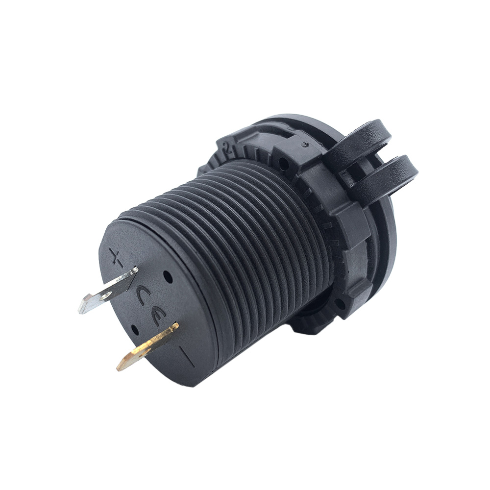 IWH USB Doppel-Einbau-Steckdose 12/24 Volt 21100mA Belastbarkeit Strom  max.=2.0A 12 oder 24 V/DC