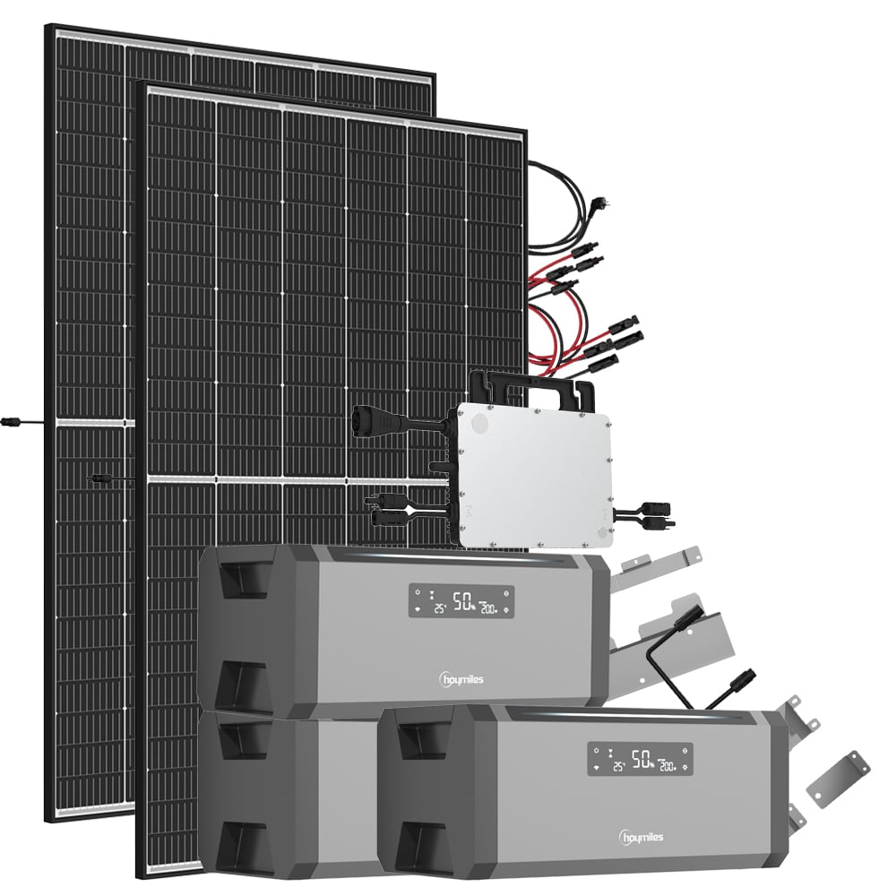 Offgridtec 5.76 kWh storage system 900 W double-glass solar modules incl. HMS-800W-2T inverter 3-phase