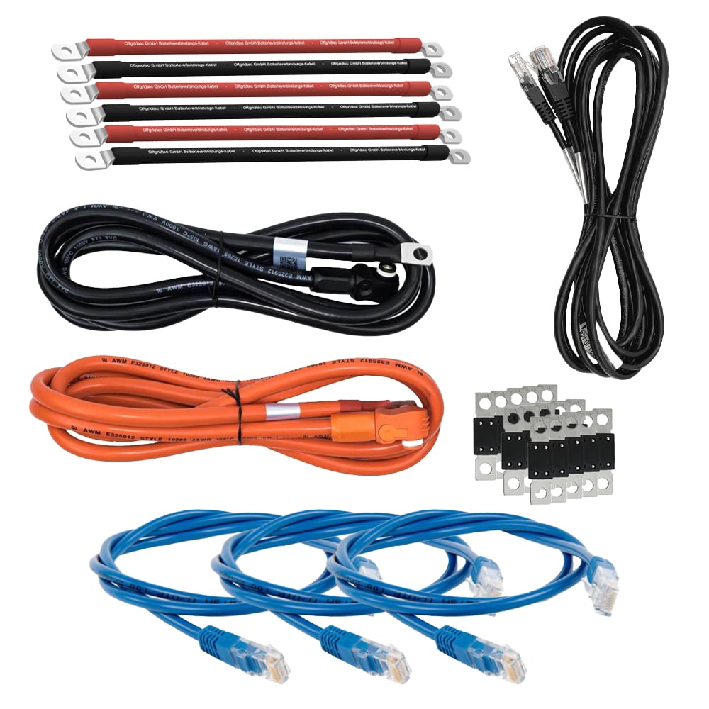 Offgridtec Kit de sauvegarde kit de mise à niveau 4,8 kWh avec batterie Pytes E-Box 4850-c Victron MultiPlus ii 48/3000 triphasé